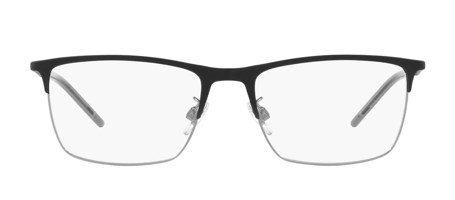 Dolce & Gabbana DG 1309 1277 Rectangle Metal Gunmetal Eyeglasses with Logo Stamped Demo Lens sold by Gaffos