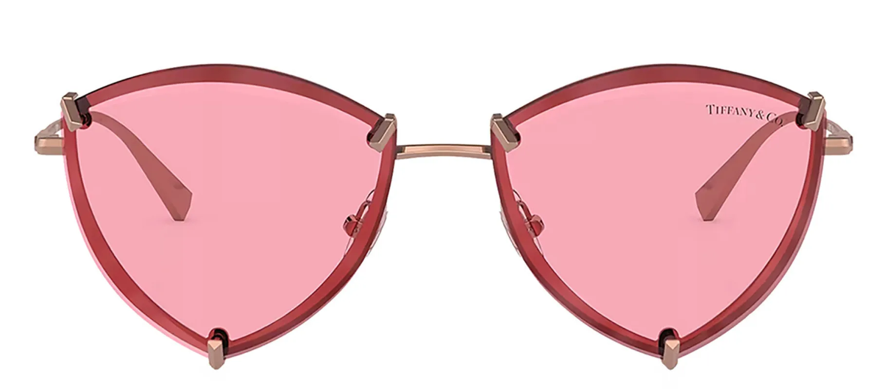 Tiffany & Co. TF 3090 610584 Fashion Metal Red Sunglasses with Pink Lens sold by Gaffos
