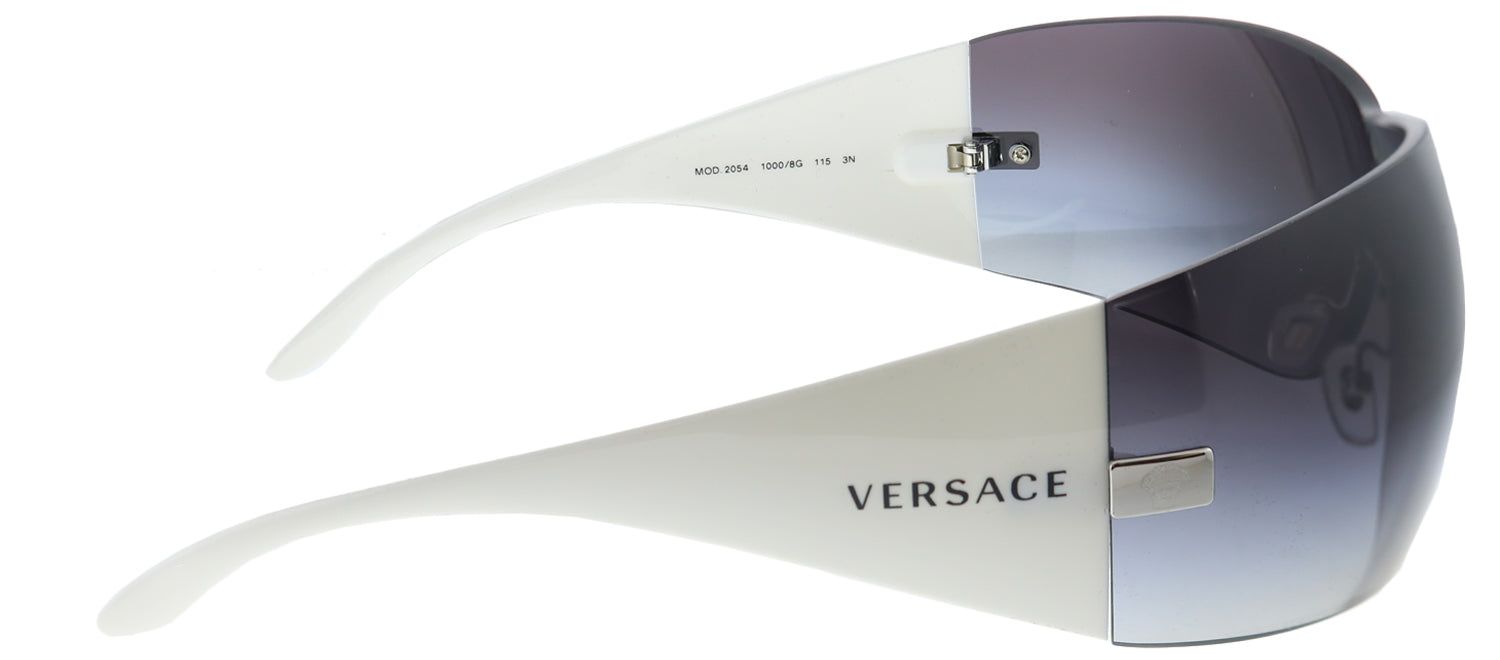 Versace VE 2054 10008G Shield Plastic Silver Sunglasses with Grey Gradient Lens sold by Gaffos product image thumbnail 3