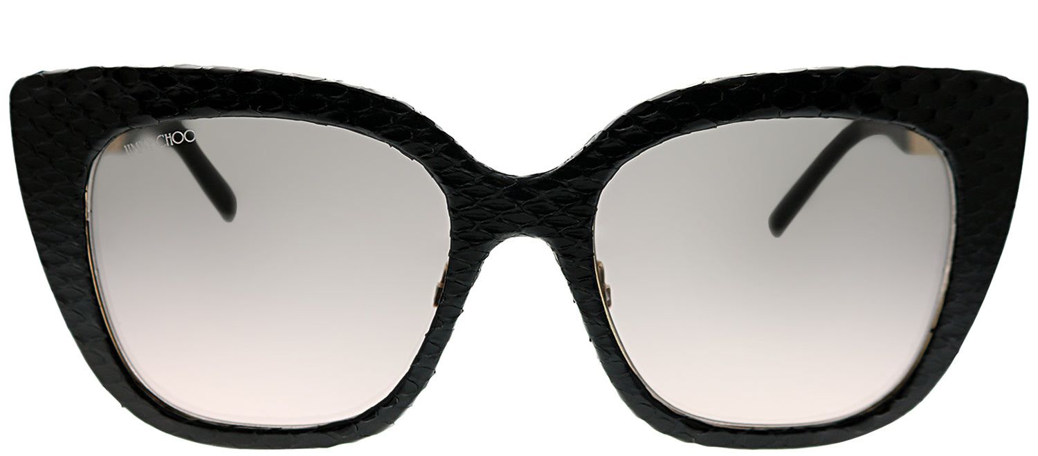 Jimmy Choo JC Nita J7V Cat-Eye Plastic Black Sunglasses with Grey Gradient Lens sold by Gaffos