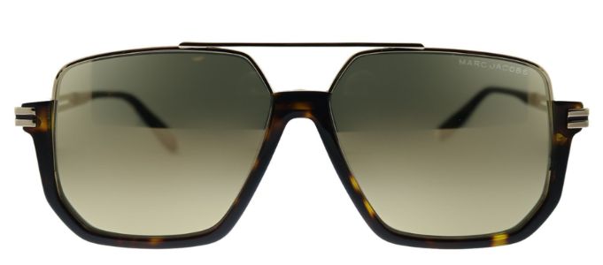 Marc Jacobs MARC 413/S 086 UE Aviator Metal Havana Sunglasses with Gold Mirror Lens sold by Gaffos
