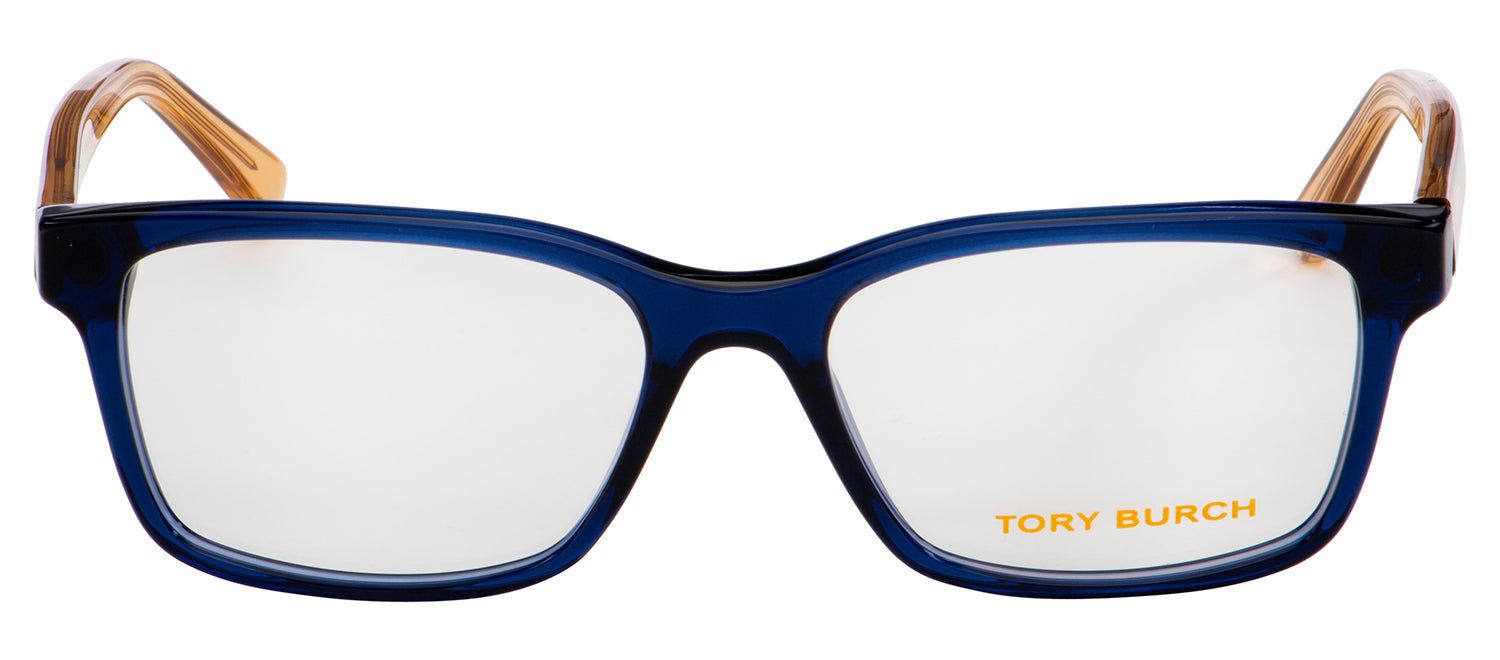 Tory Burch TY 2064 1562 Square Plastic Blue Eyeglasses with Logo Stamped Demo Lenses Lens sold by Gaffos
