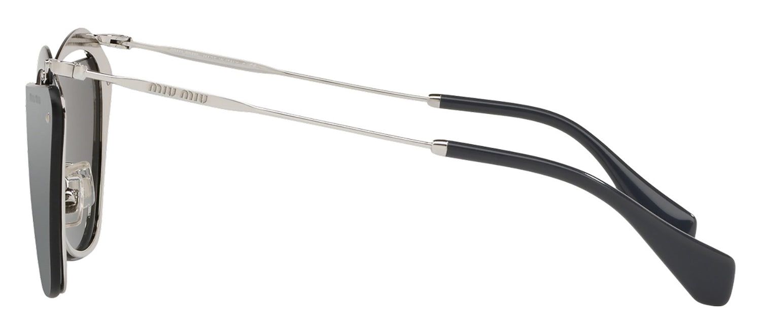 Miu Miu MU 54TS KJW7W1 Cat-Eye Metal Grey Sunglasses with Grey Mirror Lens sold by Gaffos product image thumbnail 3