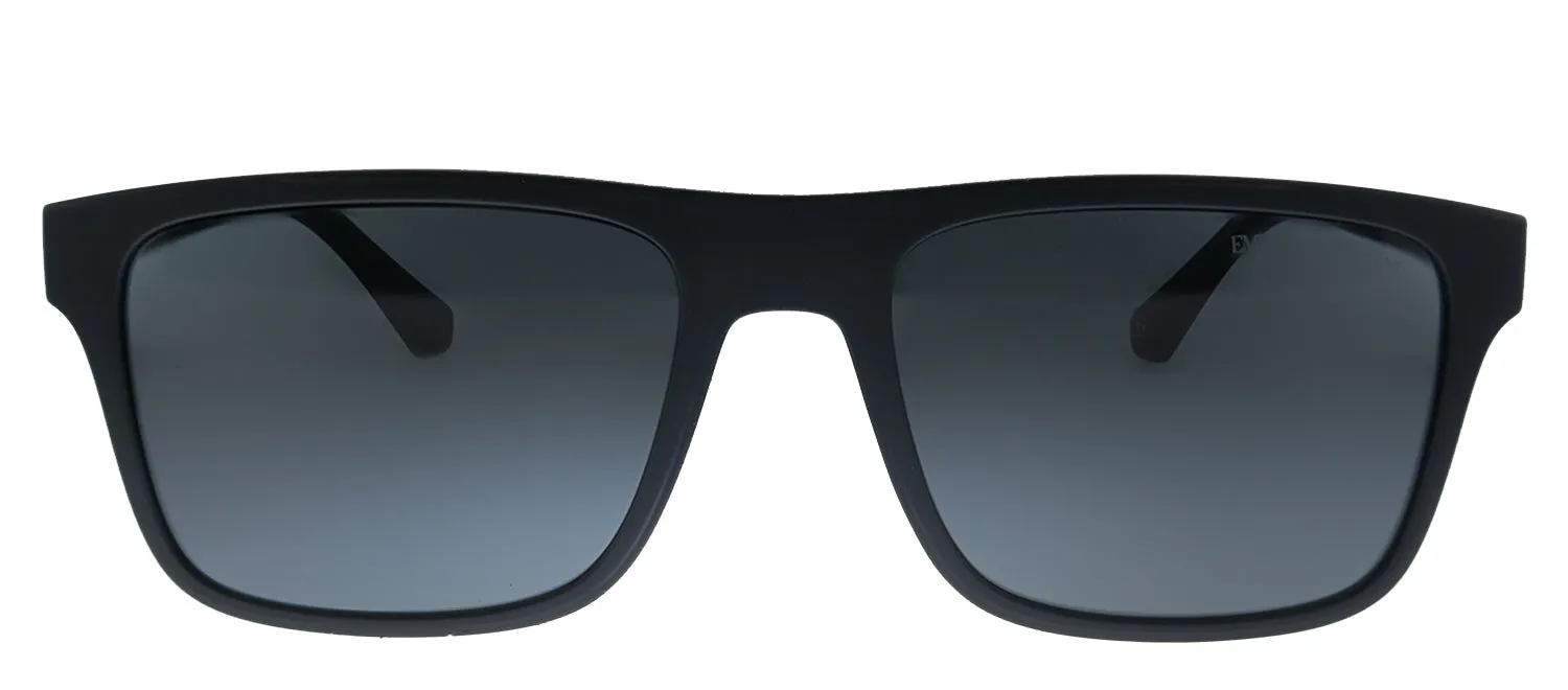 Emporio Armani EA 4115 50421W Rectangle Plastic Black Sunglasses with Clear Clip On Lens sold by Gaffos product image thumbnail 5