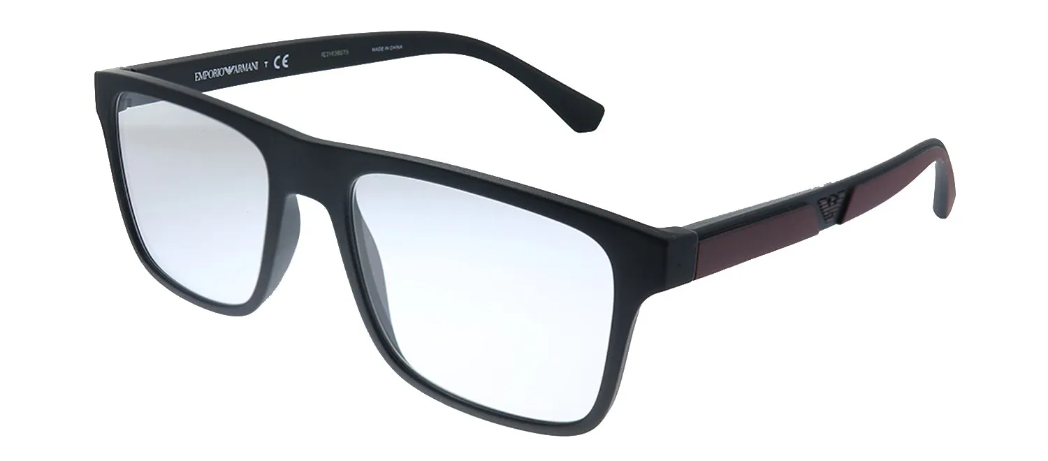 Emporio Armani EA 4115 50421W Rectangle Plastic Black Sunglasses with Clear Clip On Lens sold by Gaffos product image thumbnail 2