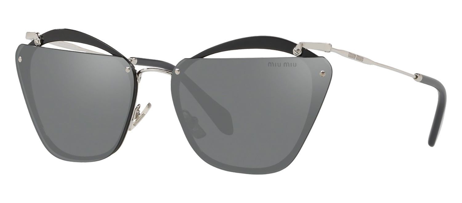 Miu Miu MU 54TS KJW7W1 Cat-Eye Metal Grey Sunglasses with Grey Mirror Lens sold by Gaffos product image thumbnail 2