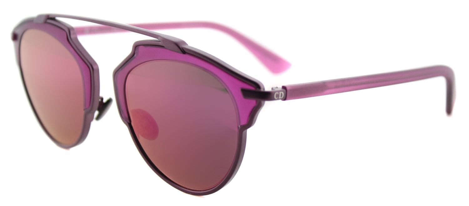 Dior CD SoReal RMT LZ Aviator Metal Purple Sunglasses with Violet Mirror Lens sold by Gaffos product image thumbnail 2