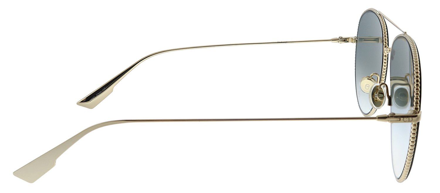 Dior CD DIORSOCIETY3 J5G Aviator Metal Gold Sunglasses with Grey Gradient Lens sold by Gaffos product image thumbnail 3