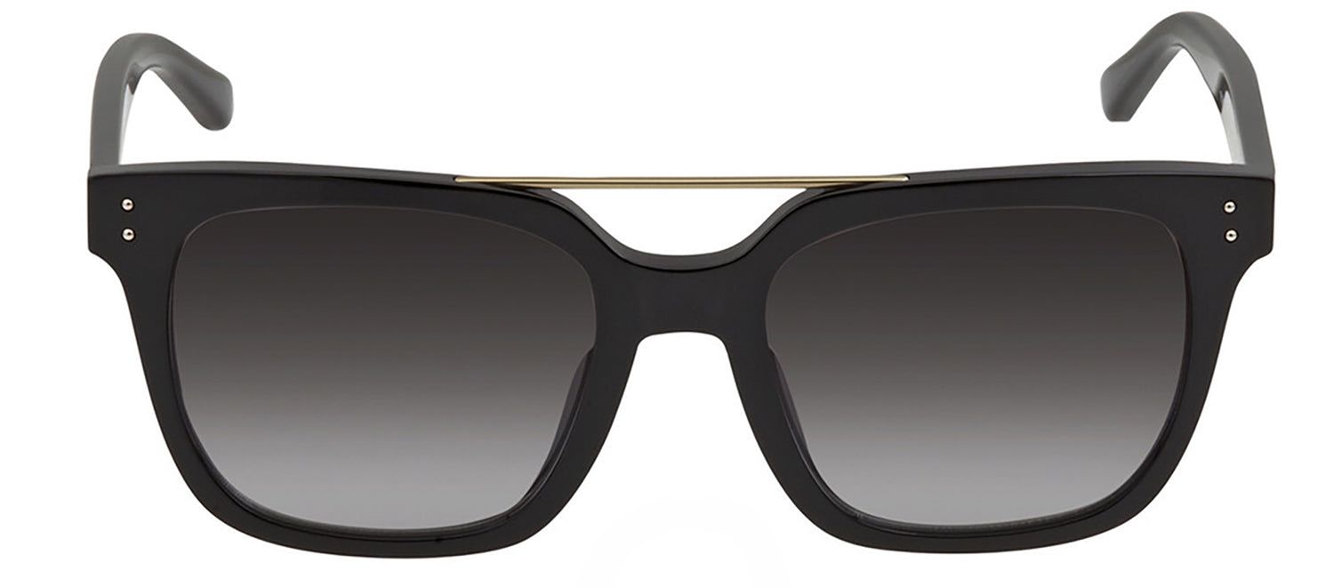 Tory Burch TY 7166U 13268G Rectangle Plastic Black Sunglasses with Grey Gradient Lens sold by Gaffos