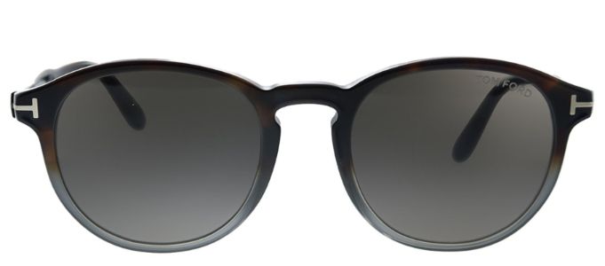 Tom Ford Dante TF 834 56A Round Plastic Havana Sunglasses with Grey Lens sold by Gaffos