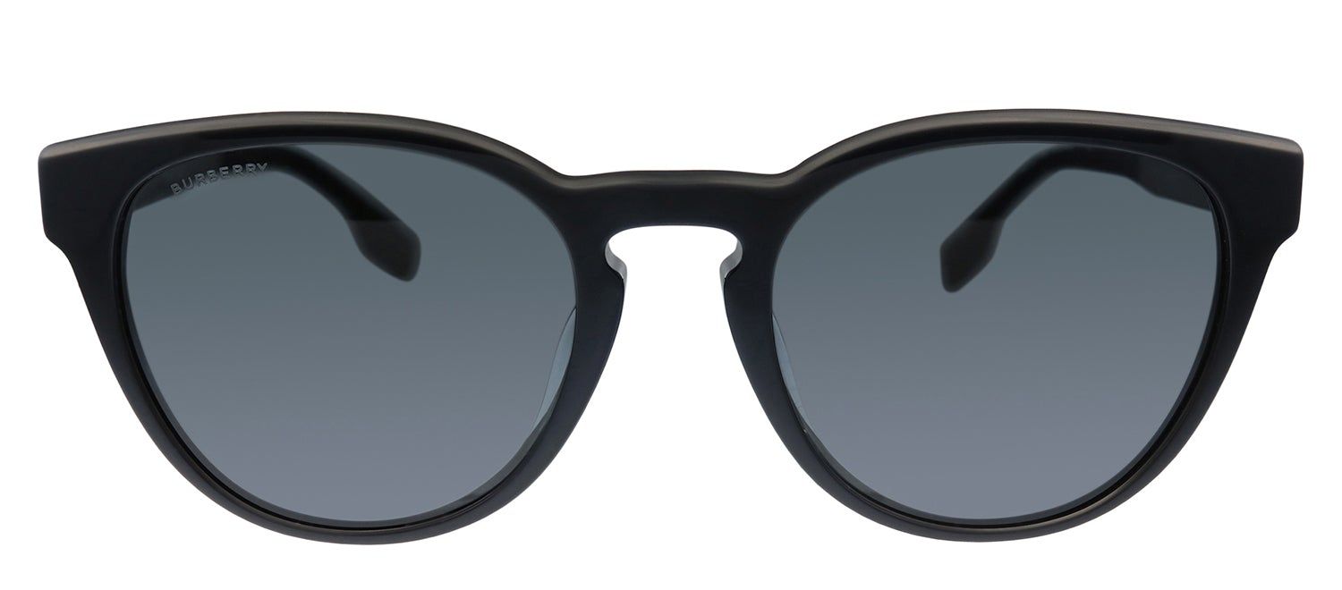 Burberry BE 4310F 385087 Round Plastic Black Sunglasses with Grey Lens sold by Gaffos