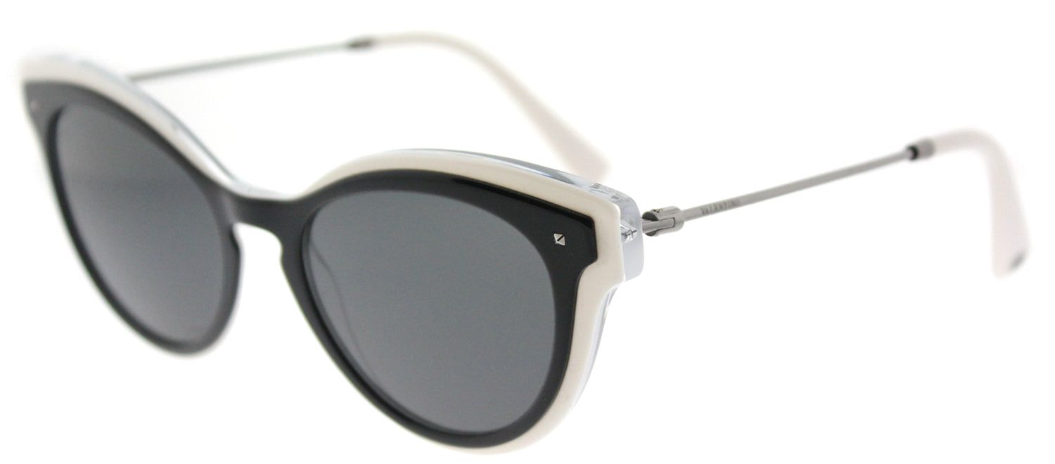 Valentino VA 4017 505487 Oval Plastic Black Sunglasses with Grey Lens sold by Gaffos product image thumbnail 2