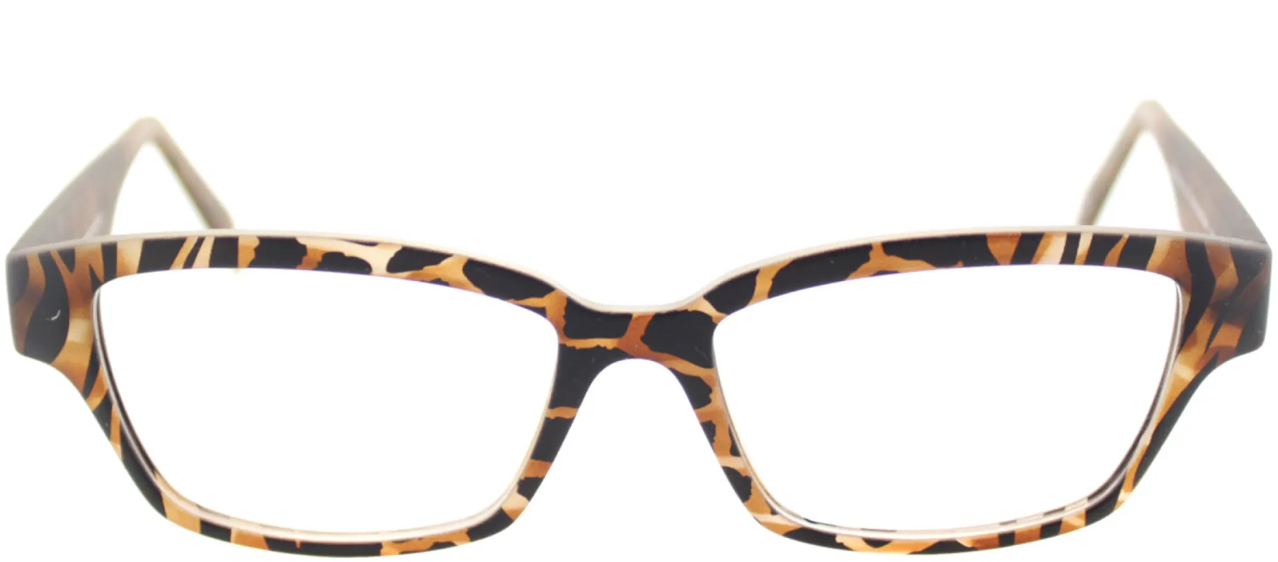 Italia Independent IT 5018 ZEB 044 Rectangle Plastic Brown Eyeglasses with Demo Lens made by Gaffos