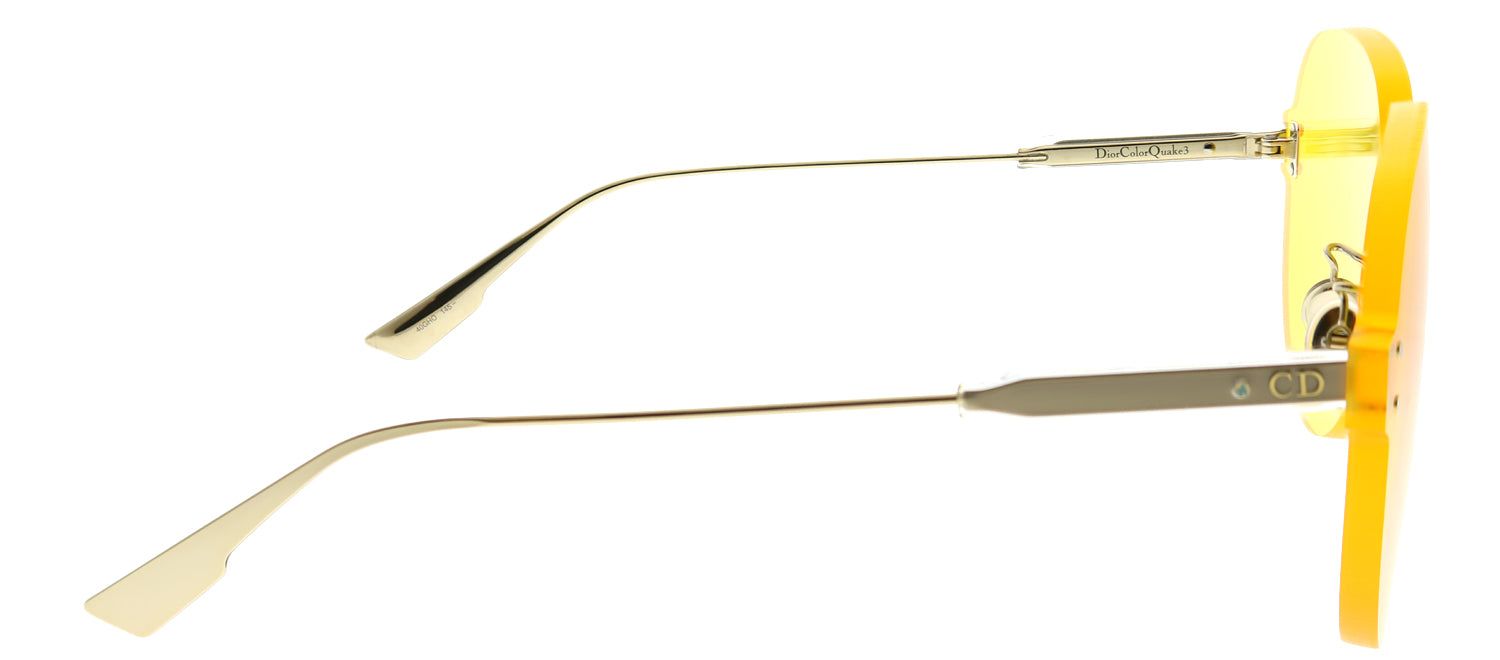 Dior CD ColorQuake3 40G HO Aviator Plastic Yellow Sunglasses with Yellow Lens sold by Gaffos product image thumbnail 3