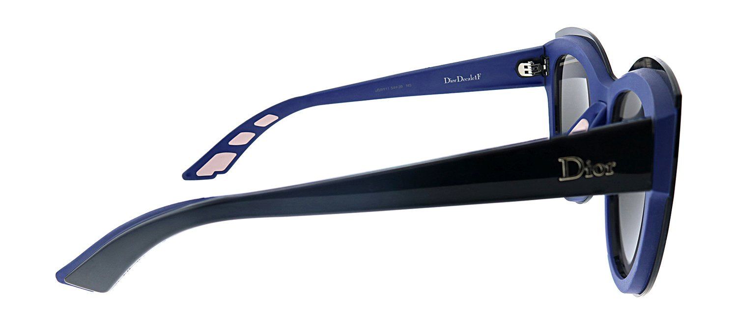 Dior CD DiorDecale1F BQ9 Round Plastic Black Sunglasses with Grey Lens sold by Gaffos product image thumbnail 3