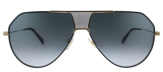 Givenchy GV 7137/S 2M2 9O Aviator Metal Black Gold Sunglasses with Grey Gradient Lens sold by Gaffos