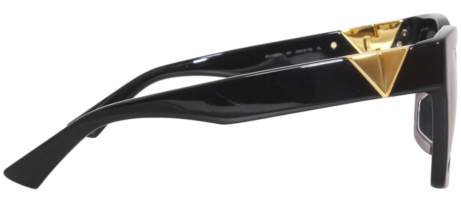 Bottega Veneta BV 1198SA 001 Rectangle Plastic Black Sunglasses with Grey Lens sold by Gaffos product image thumbnail 3