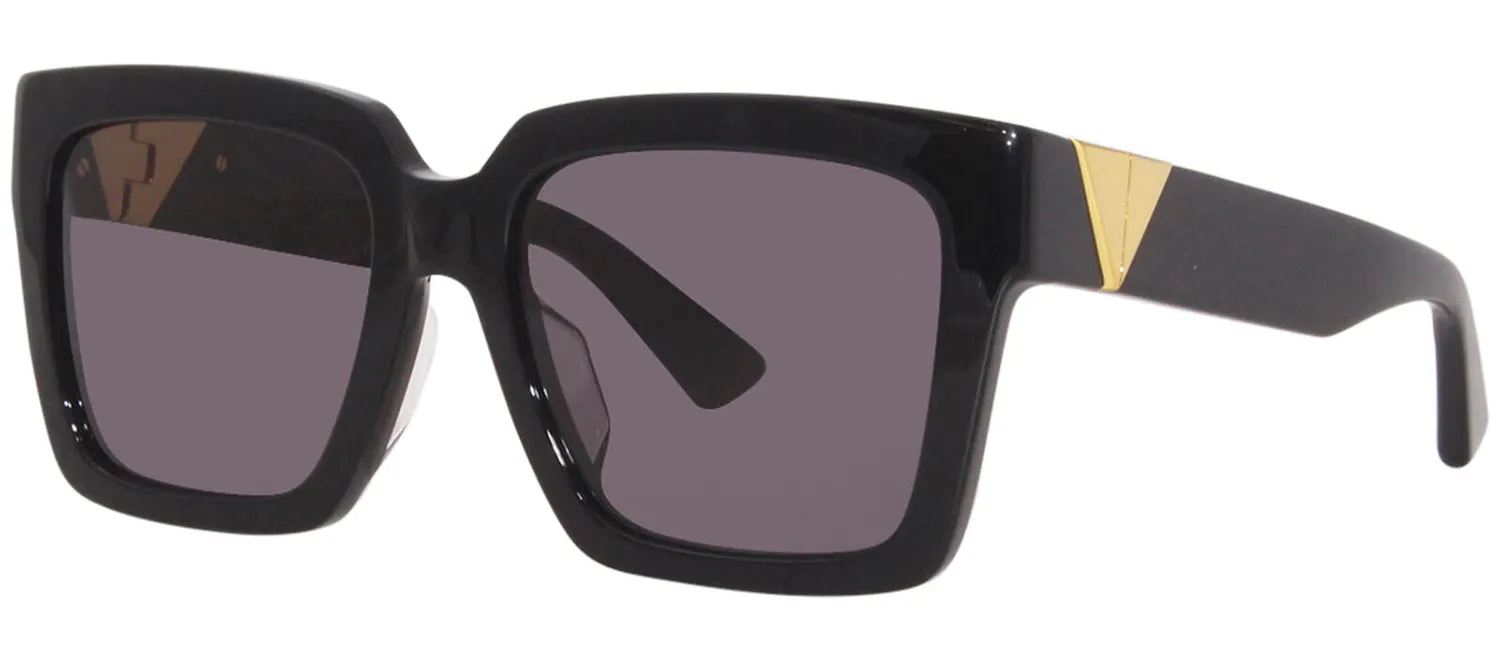 Bottega Veneta BV 1198SA 001 Rectangle Plastic Black Sunglasses with Grey Lens sold by Gaffos product image thumbnail 2