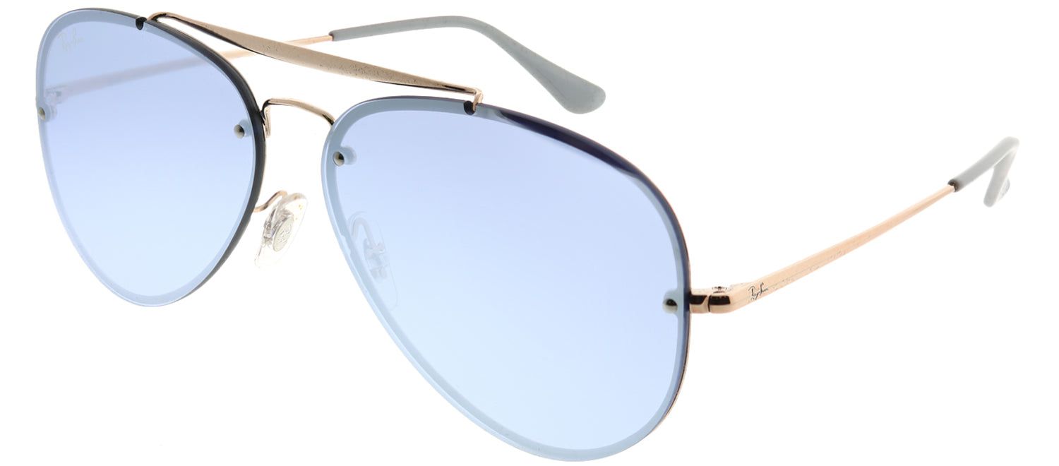 Ray-Ban RB 3584N 90531U Aviator Metal Bronze Sunglasses with Silver Mirror Lens sold by Gaffos product image thumbnail 2