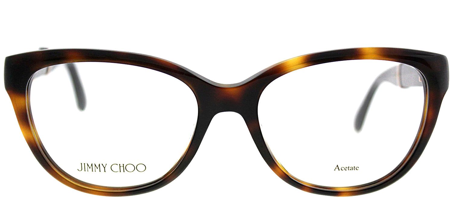Jimmy Choo JC 179 16Y Cat-Eye Plastic Tortoise/ Havana Eyeglasses with Demo Lens sold by Gaffos