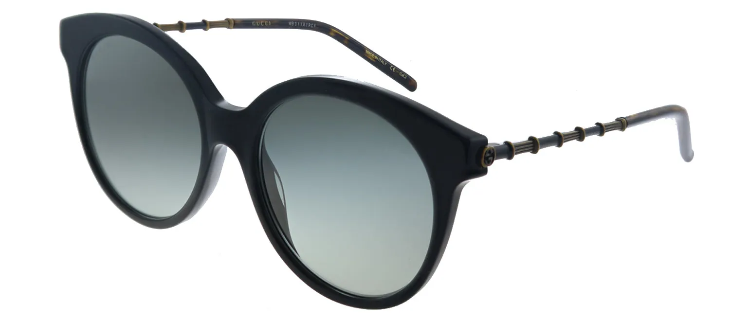 Gucci GG 0653S 001 Cat-Eye Acetate Black Sunglasses with Grey Gradient Lens sold by Gaffos product image thumbnail 2