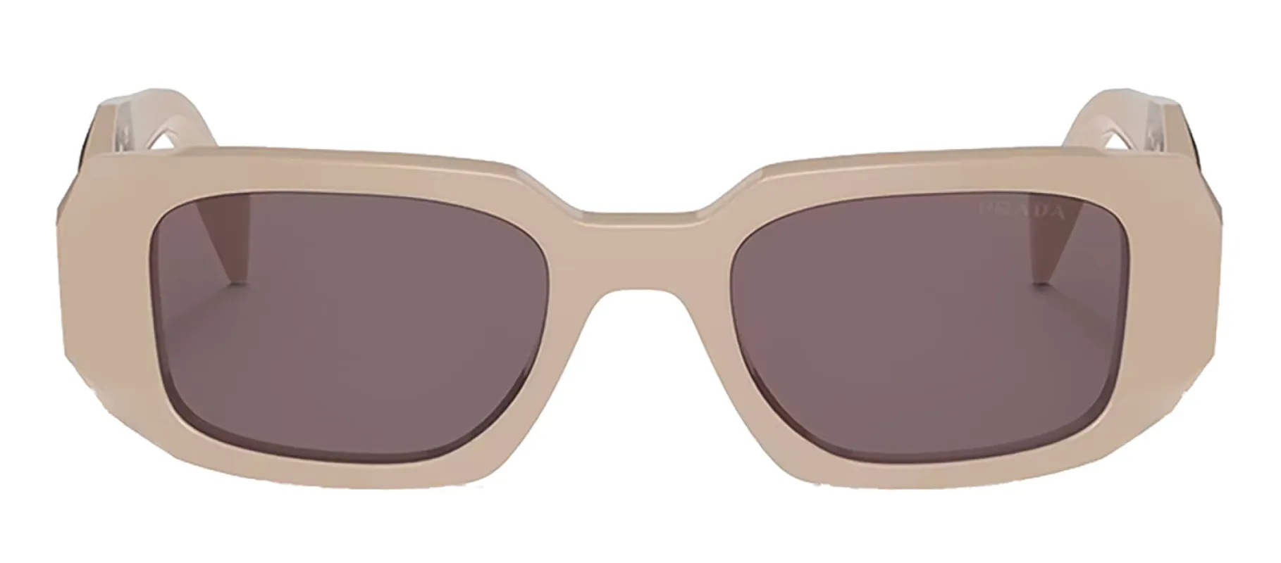 Prada PR 17WS VYJ6X1 Rectangular Plastic Brown Sunglasses with Brown Lens sold by Gaffos