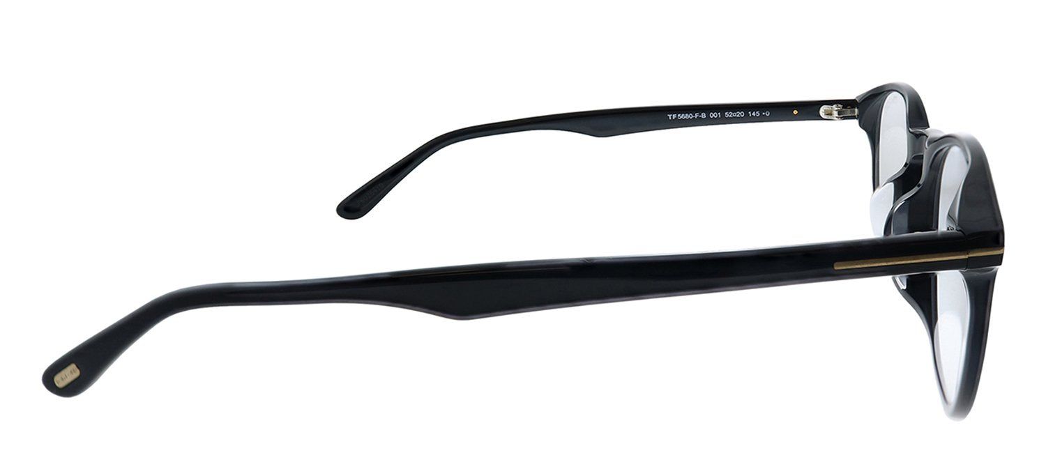 Tom Ford FT 5680-F-B 001 Oval Plastic Black Eyeglasses with Demo Lens sold by Gaffos product image thumbnail 3