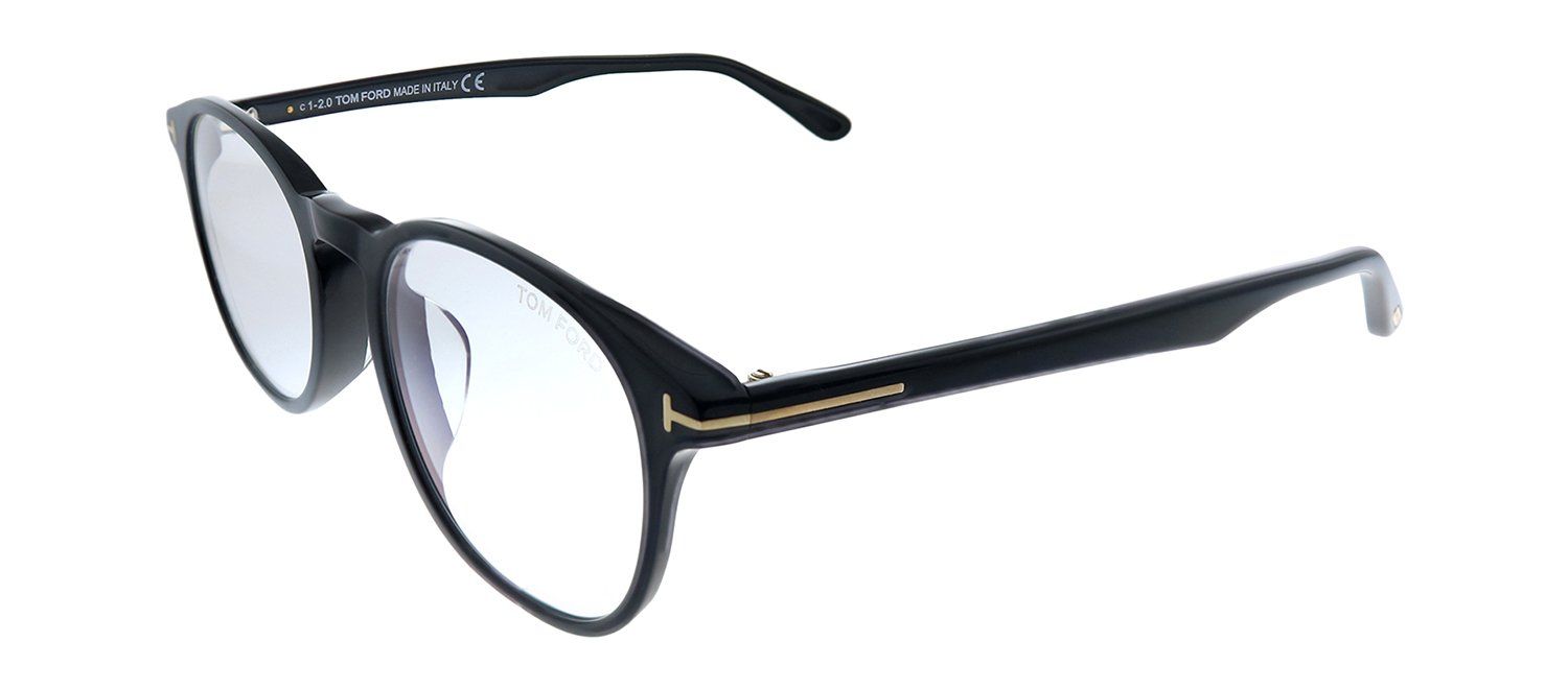 Tom Ford FT 5680-F-B 001 Oval Plastic Black Eyeglasses with Demo Lens sold by Gaffos product image thumbnail 2