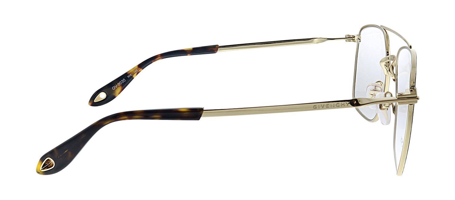 Givenchy GV 0030 RHL Pilot Metal Black Eyeglasses with Demo Lens sold by Gaffos product image thumbnail 3