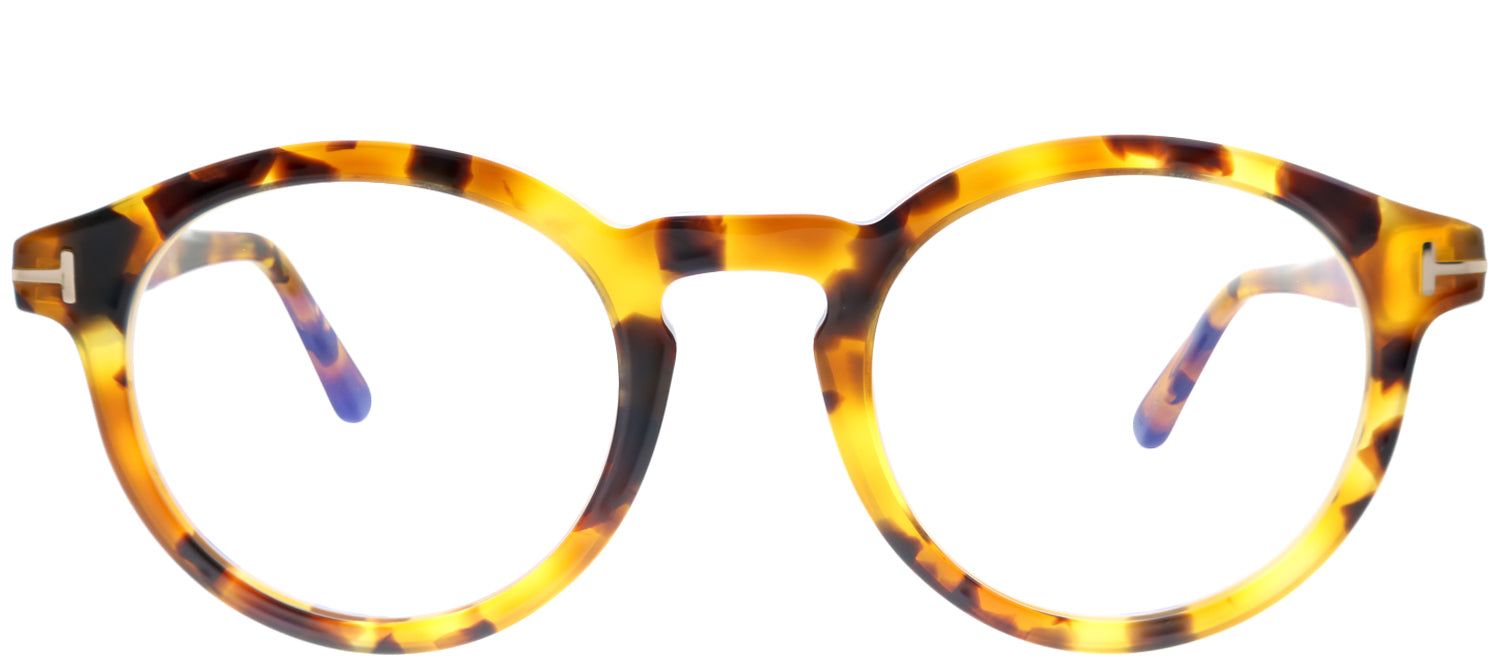 Tom Ford FT 5529B 056 Round Plastic Tortoise/ Havana Eyeglasses with Demo Lens sold by Gaffos