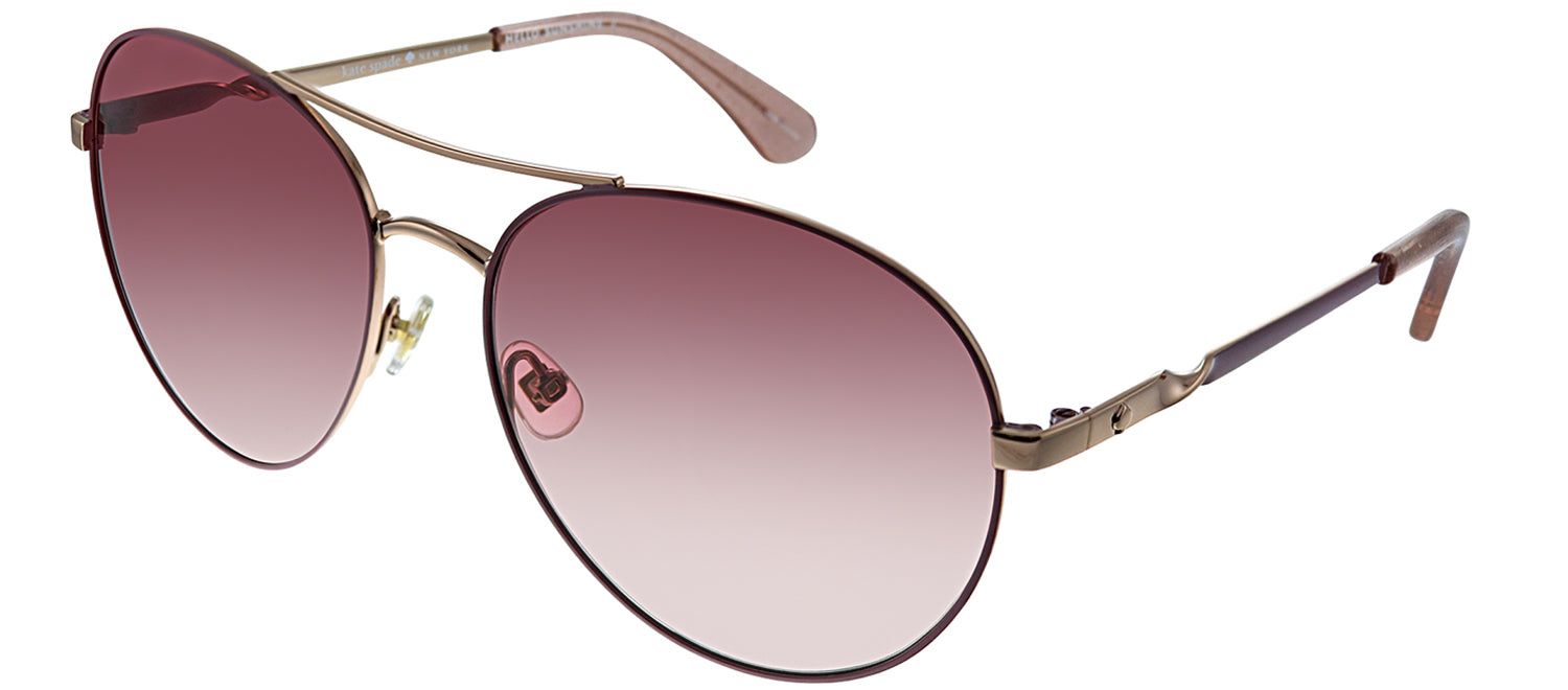Kate Spade KS Joshelle 35J Aviator Metal Pink Sunglasses with Pink Gradient Lens sold by Gaffos product image thumbnail 2