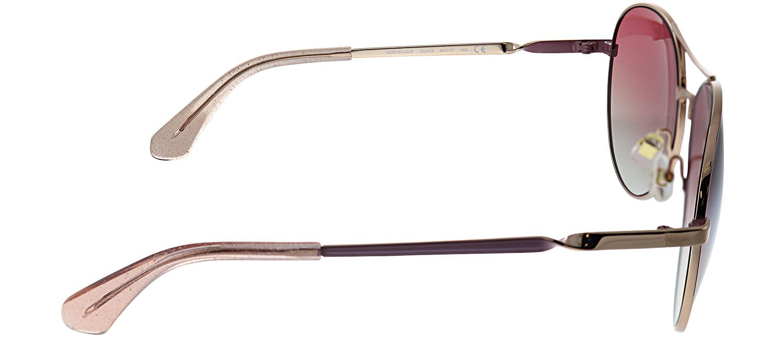 Kate Spade KS Joshelle 35J Aviator Metal Pink Sunglasses with Pink Gradient Lens sold by Gaffos product image thumbnail 3