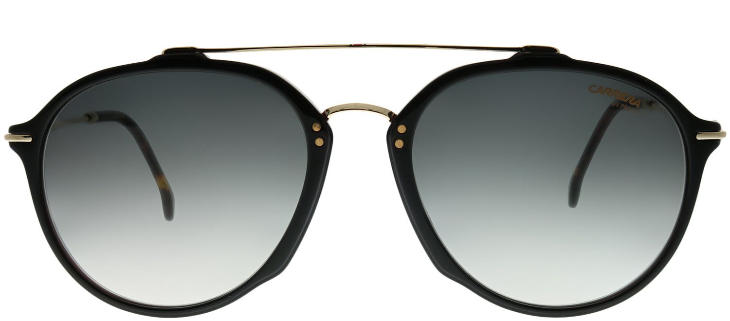 Carrera CA Carrera171 WR7 9O Aviator Plastic Black Sunglasses with Dark Grey Gradient Lens sold by Gaffos