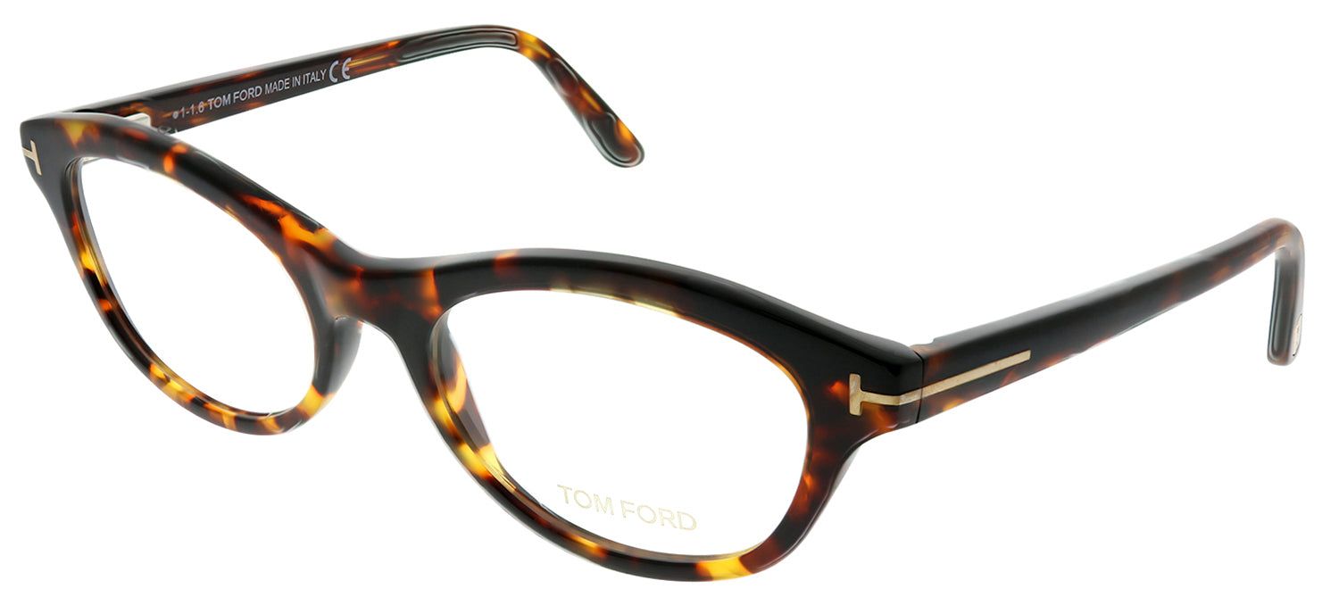 Tom Ford FT 5423 052 Cat-Eye Plastic Tortoise/ Havana Eyeglasses with Demo Lens sold by Gaffos product image thumbnail 2