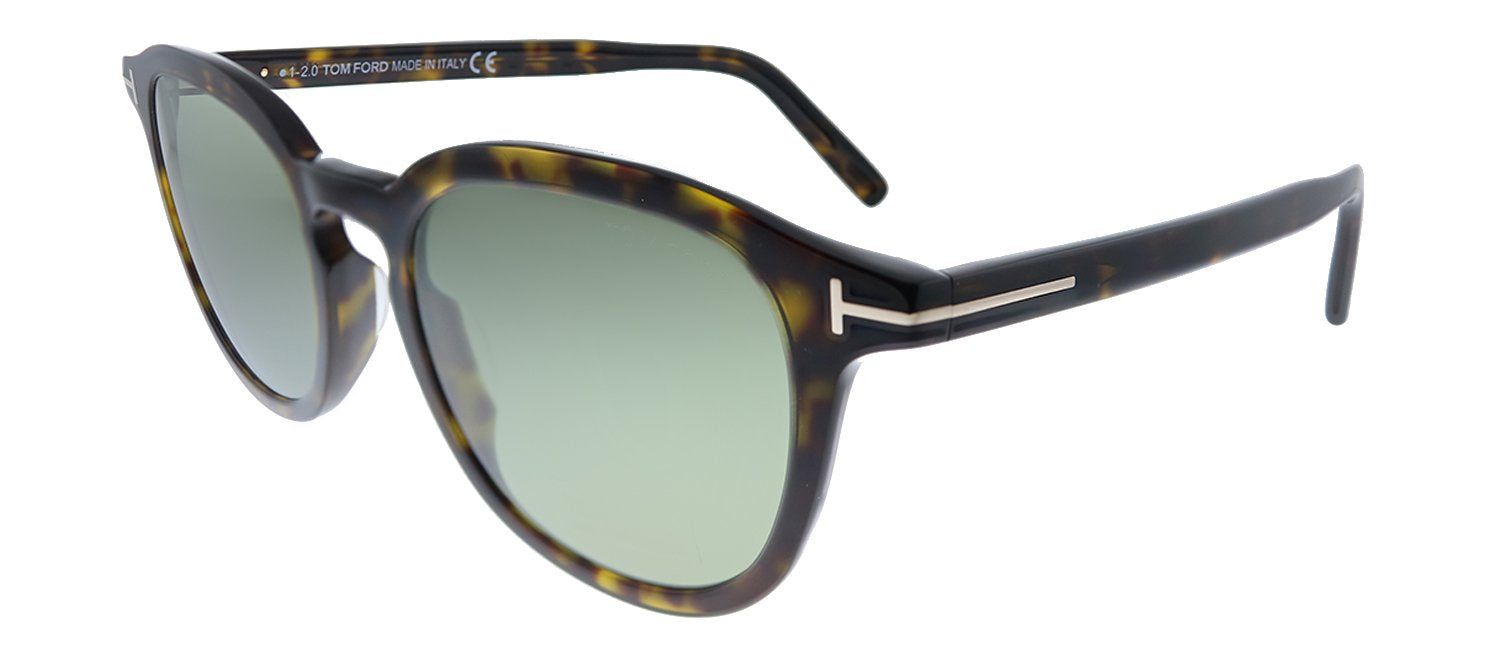 Tom Ford Pax TF 816 52N Round Plastic Havana Sunglasses with Green Lens sold by Gaffos product image thumbnail 2