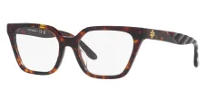 Tory Burch TY 2133U 1728 Rectangle Plastic Tortoise Eyeglasses with Logo Stamped Demo Lenses sold by Gaffos