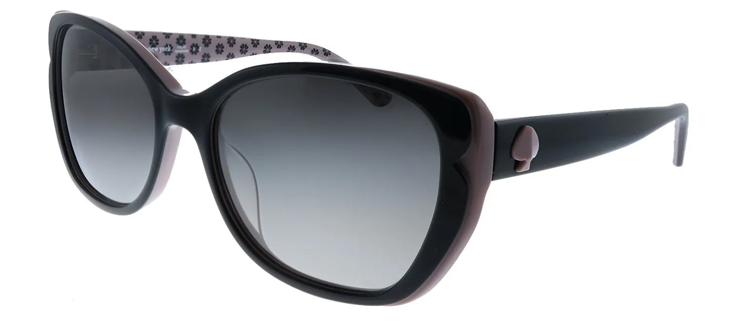 Kate Spade KS AUGUSTA/G/S 3H2 WJ Square Plastic Black Sunglasses with Grey Polarized Lens sold by Gaffos product image thumbnail 2