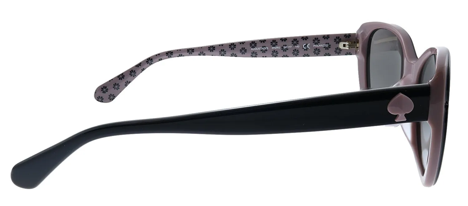 Kate Spade KS AUGUSTA/G/S 3H2 WJ Square Plastic Black Sunglasses with Grey Polarized Lens sold by Gaffos product image thumbnail 3