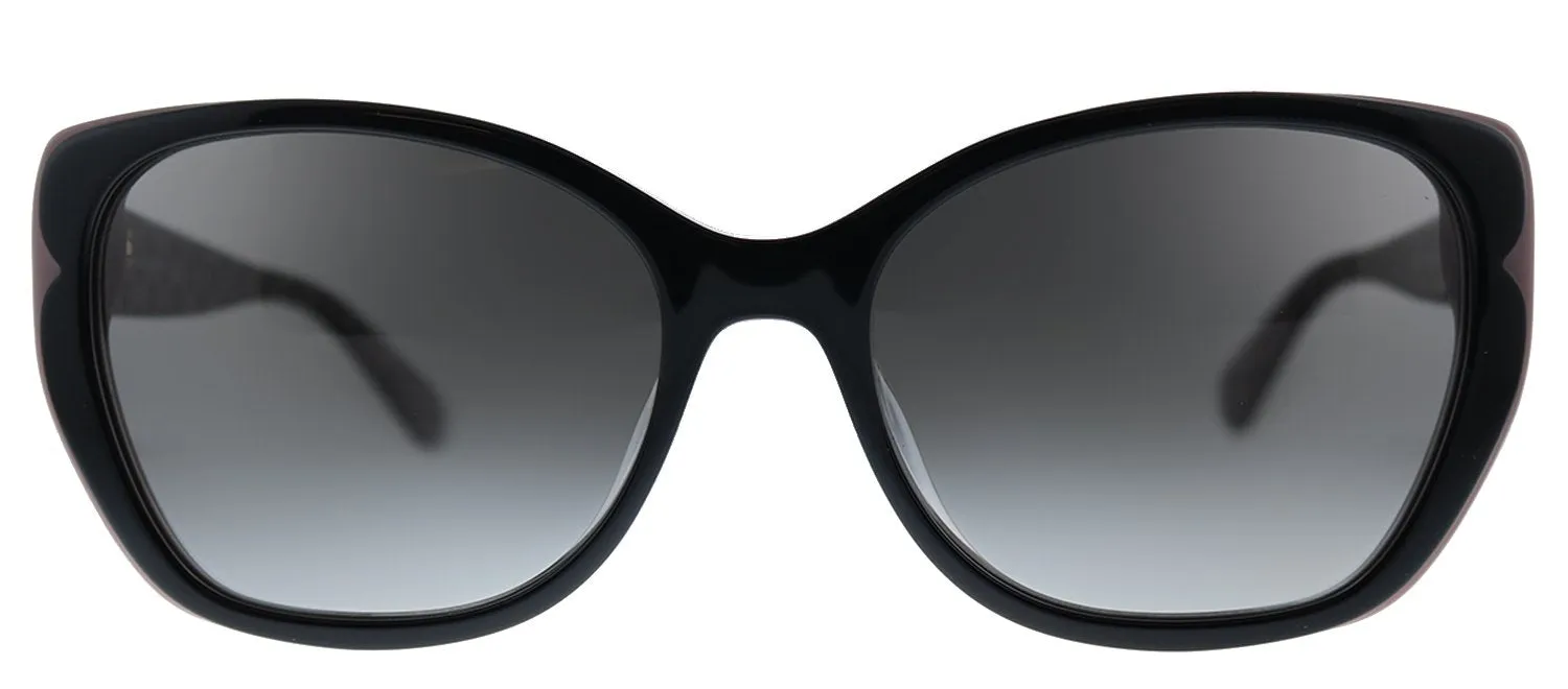 Kate Spade KS AUGUSTA/G/S 3H2 WJ Square Plastic Black Sunglasses with Grey Polarized Lens sold by Gaffos