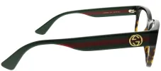 Gucci GG 0278O 012 Rectangle Acetate Tortoise/ Havana Eyeglasses with Demo Lens sold by Gaffos
