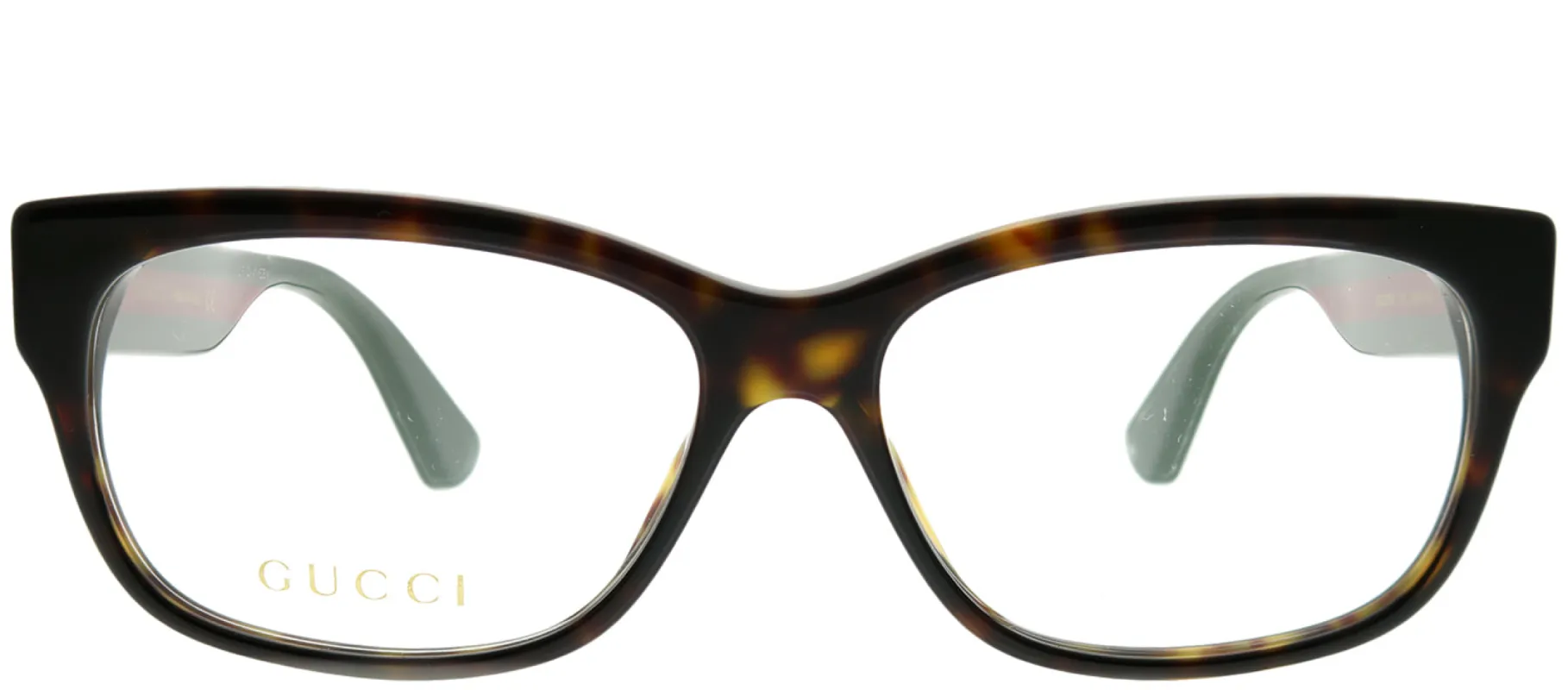 Gucci GG 0278O 012 Rectangle Acetate Tortoise/ Havana Eyeglasses with Demo Lens sold by Gaffos