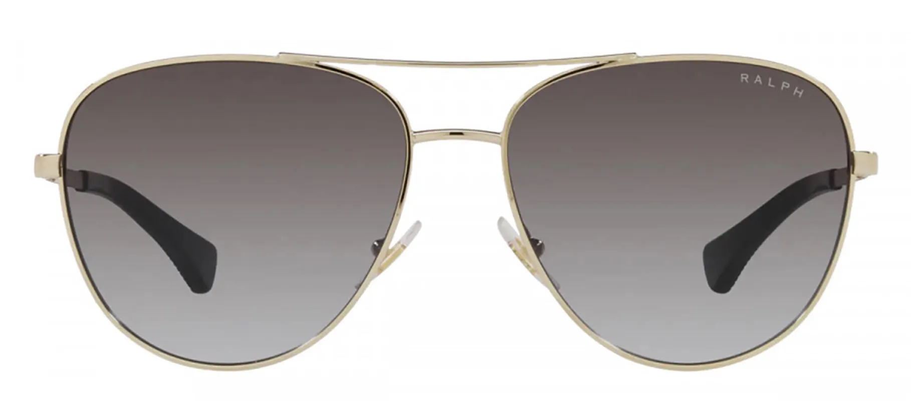 Ralph Lauren RA 4139 91168G Aviator Metal Gold Sunglasses with Grey Gradient Lens sold by Gaffos