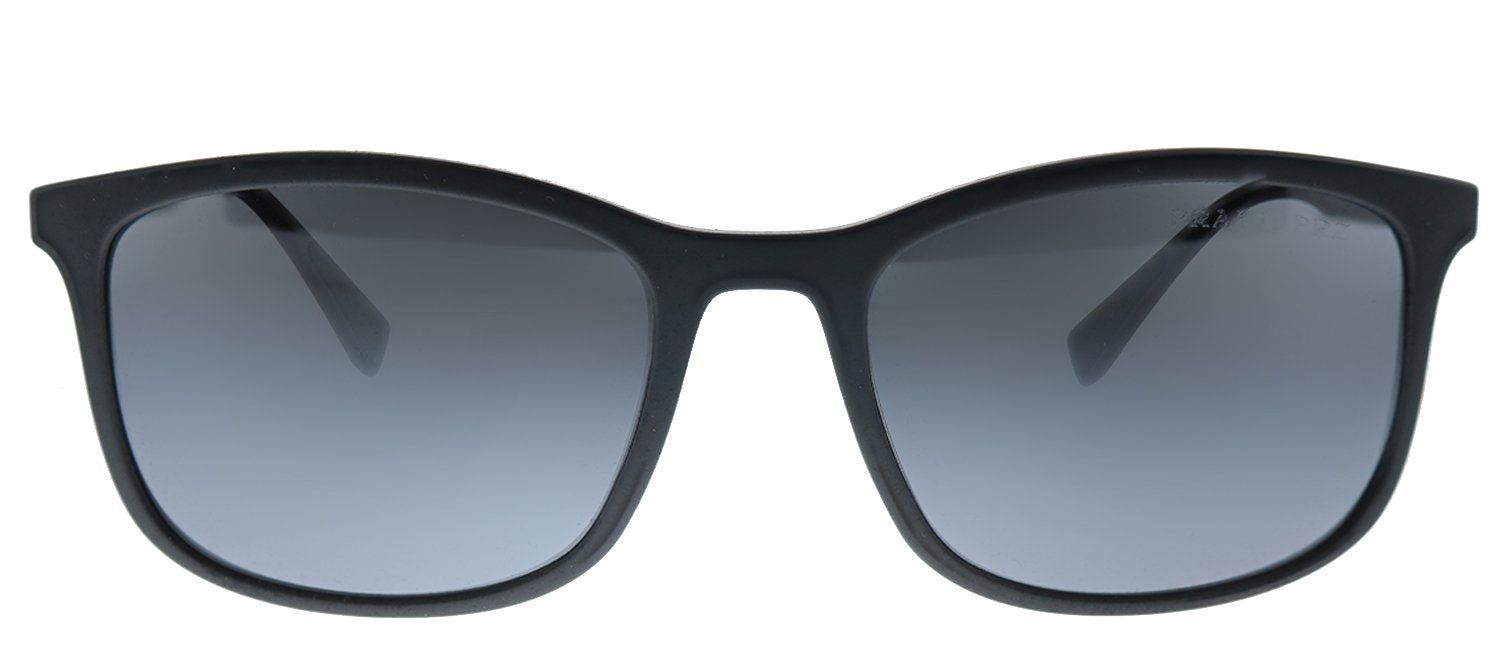 Prada Linea Rossa Lifestyle PS 01TS UFK07H Rectangle Plastic Grey Sunglasses with Grey Mirrored Polarized Lens sold by Gaffos