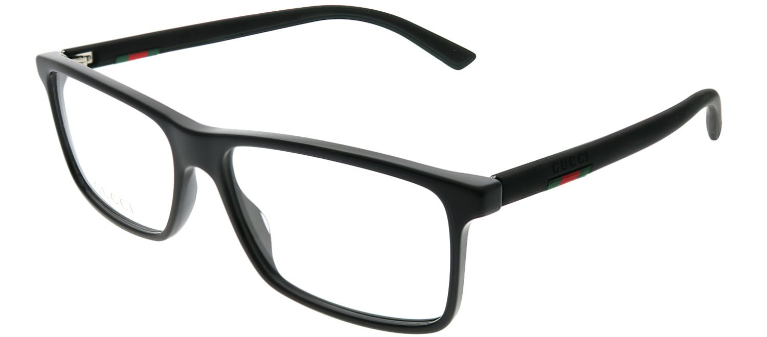 Gucci GG 0424O 005 Rectangle Acetate Black Eyeglasses with Demo Lens sold by Gaffos product image thumbnail 2