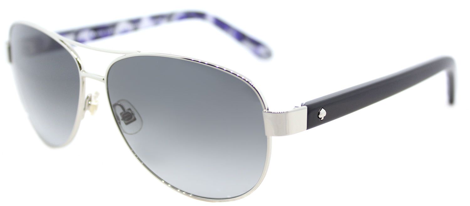 Kate Spade KS Dalia2 YB7 Aviator Metal Silver Sunglasses with Grey Gradient Lens sold by Gaffos product image thumbnail 2