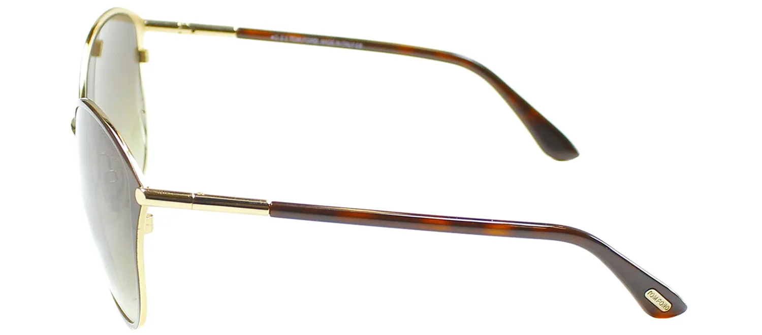 Tom Ford Penelope TF 320 28F Cat-Eye Metal Gold Sunglasses with Brown Gradient Lens sold by Gaffos product image thumbnail 3