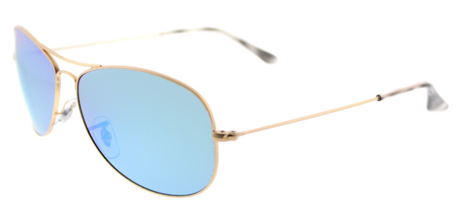 Ray-Ban RB 3562 112/A1 Aviator Metal Gold Sunglasses with Blue Mirrored Chromance Polarized Lens sold by Gaffos product image thumbnail 2