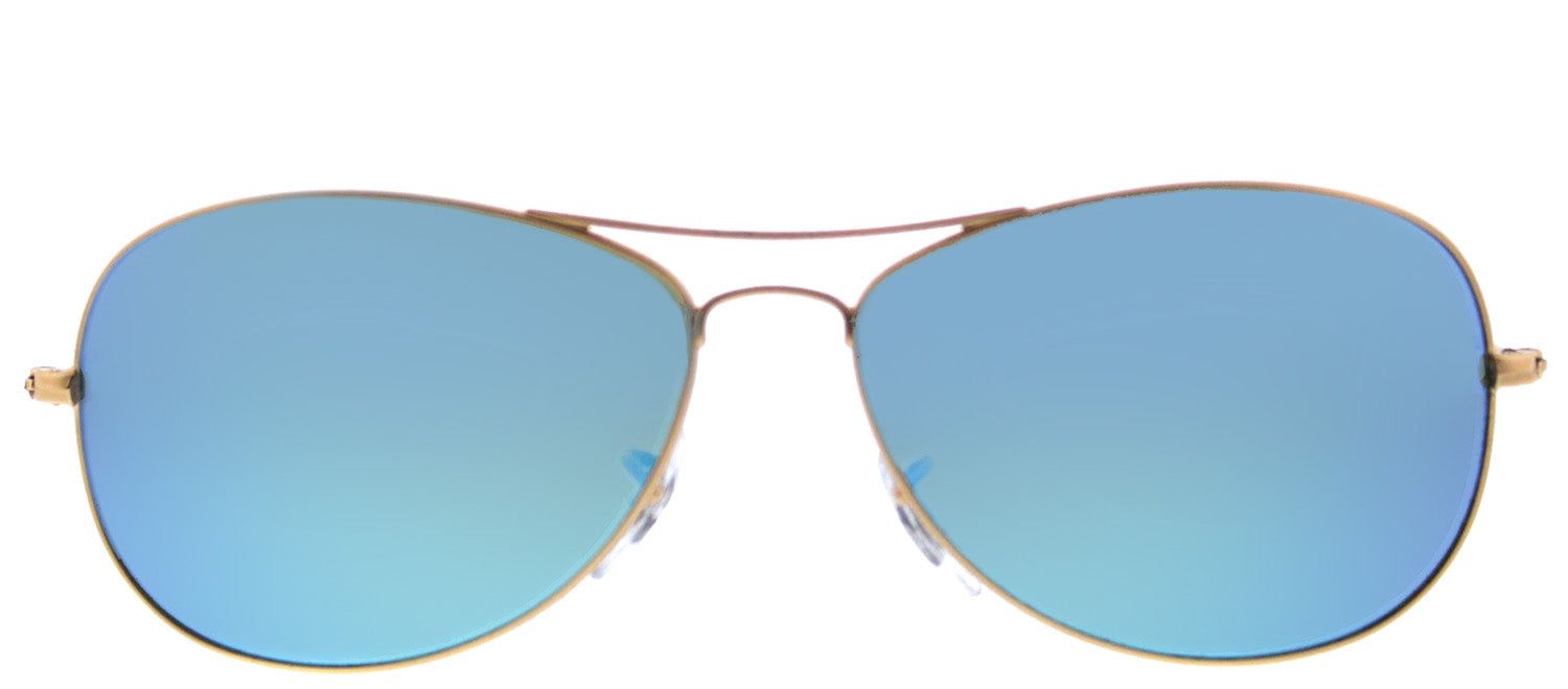 Ray-Ban RB 3562 112/A1 Aviator Metal Gold Sunglasses with Blue Mirrored Chromance Polarized Lens sold by Gaffos