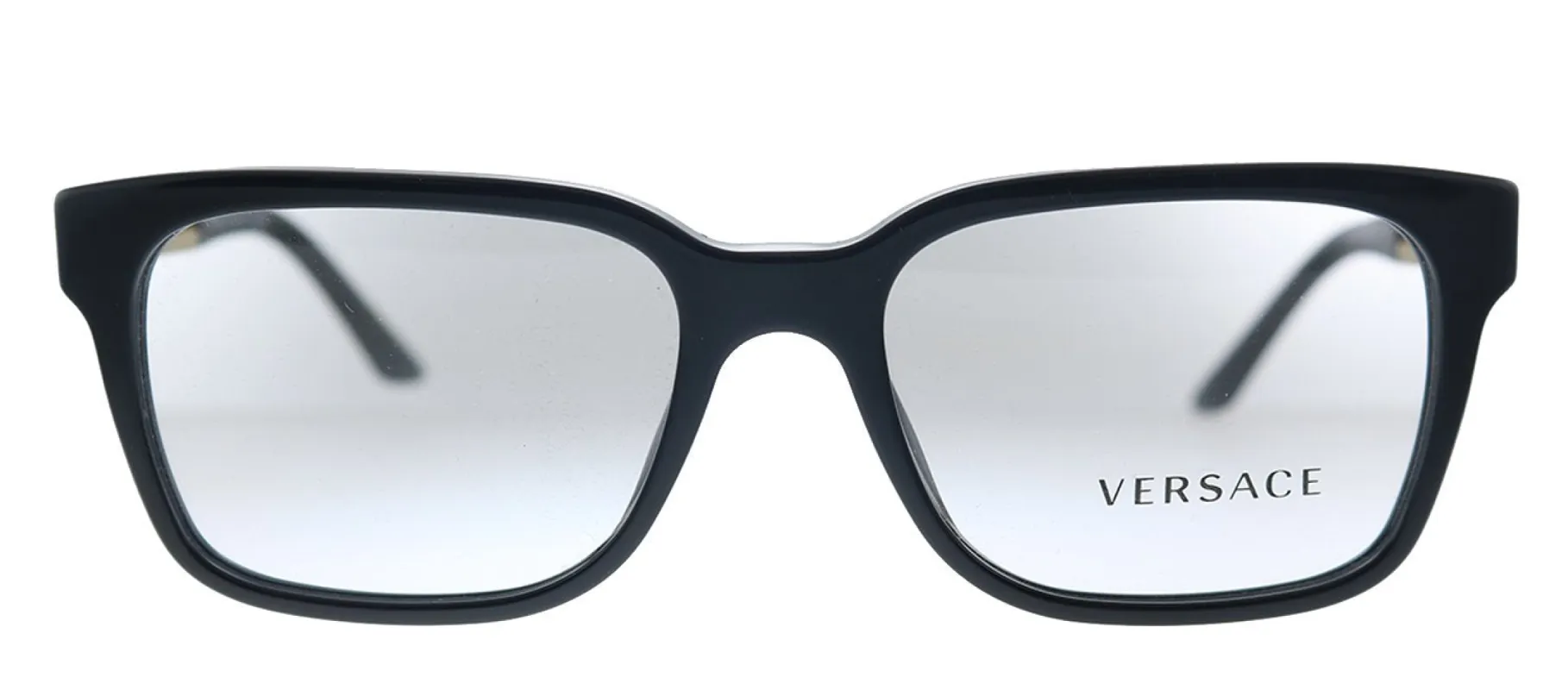 Versace VE 3218 GB1 Square Plastic Black Eyeglasses with Demo Lens sold by Gaffos