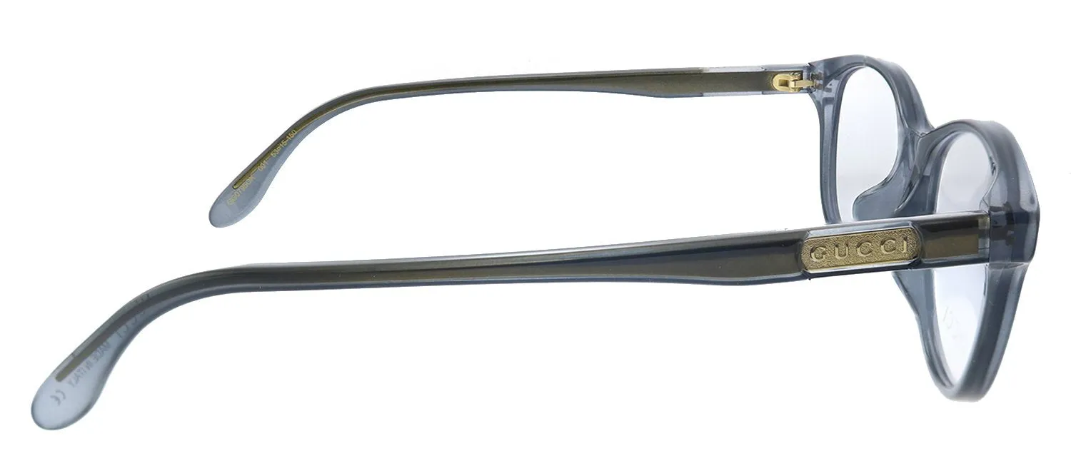 Gucci GG 0795OK 001 Rectangle Acetate Grey Eyeglasses with Demo Lens sold by Gaffos product image thumbnail 3